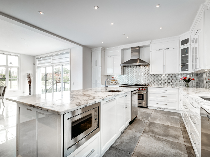 luxury house construction kitchen Completely reformed kitchen